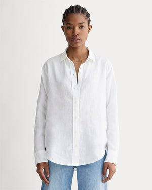 The Must-Have Shirt in Linen | White