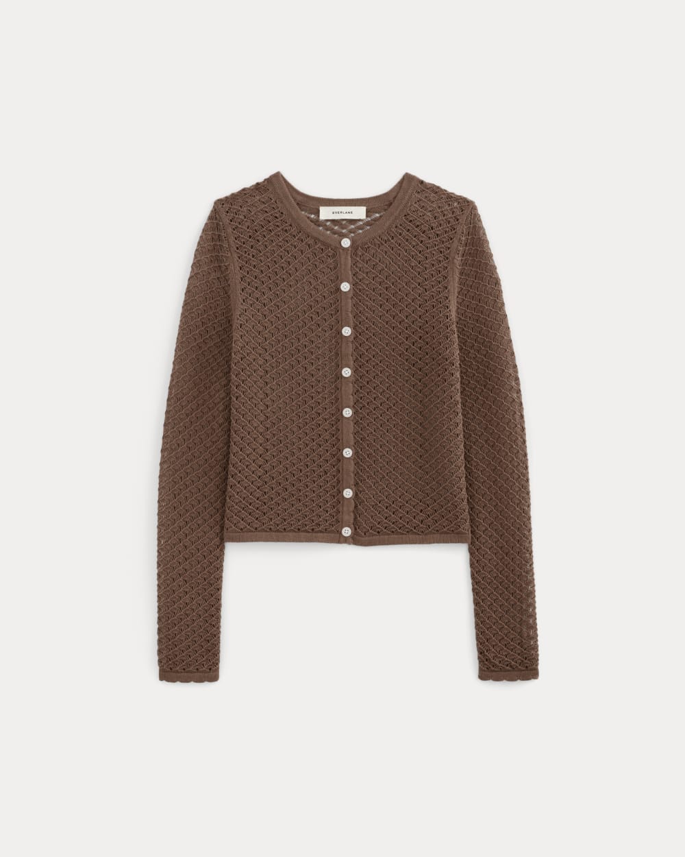 The Lace Knit Cardigan | Mocha – Everlane
