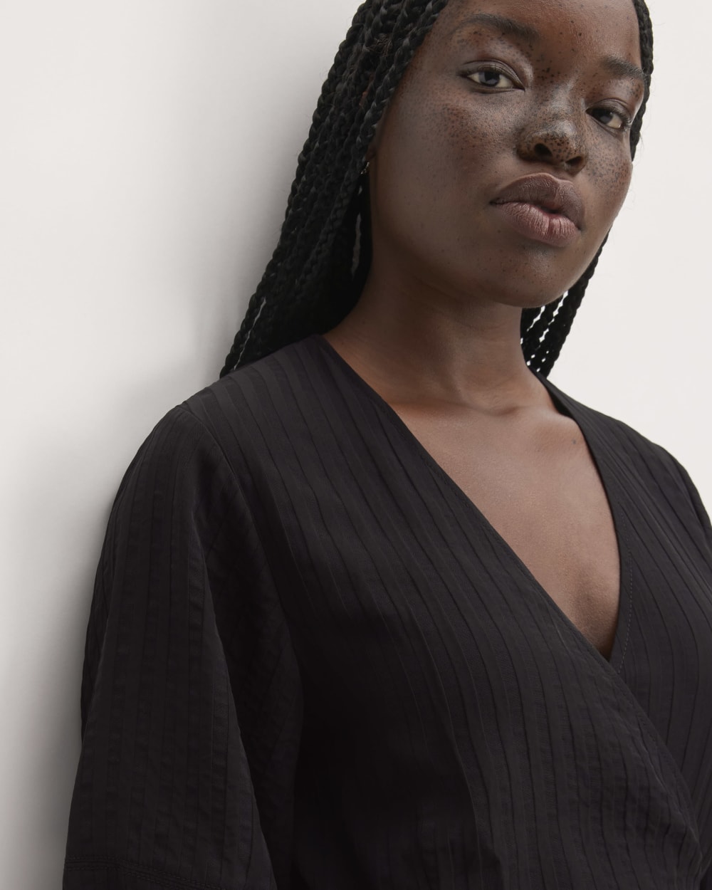 everlane black dress The '90s Rib Dress
