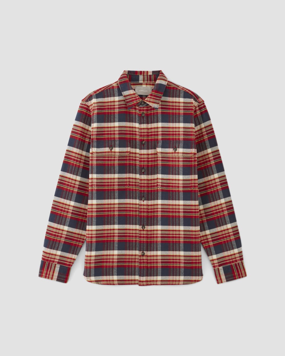 mens-heavyweight-overshirt-navy-red-honey | alt