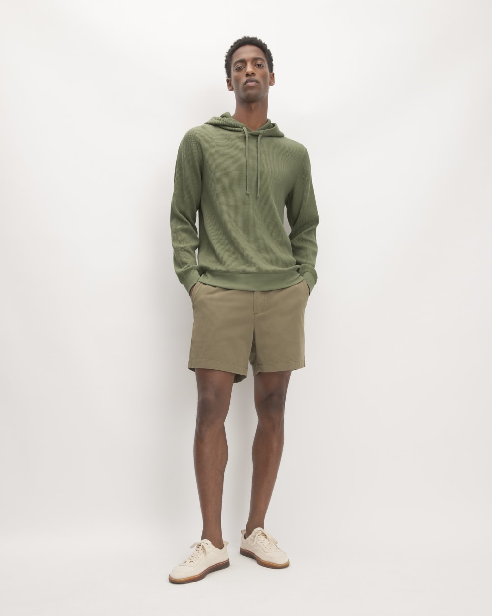 The Waffle-Knit Hoodie | Kalamata – Everlane The Waffle-Knit Hoodie | Kalamata – Everlane