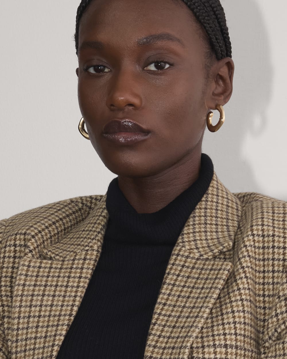 The Oversized Blazer in Wool | Camel Houndstooth – Everlane