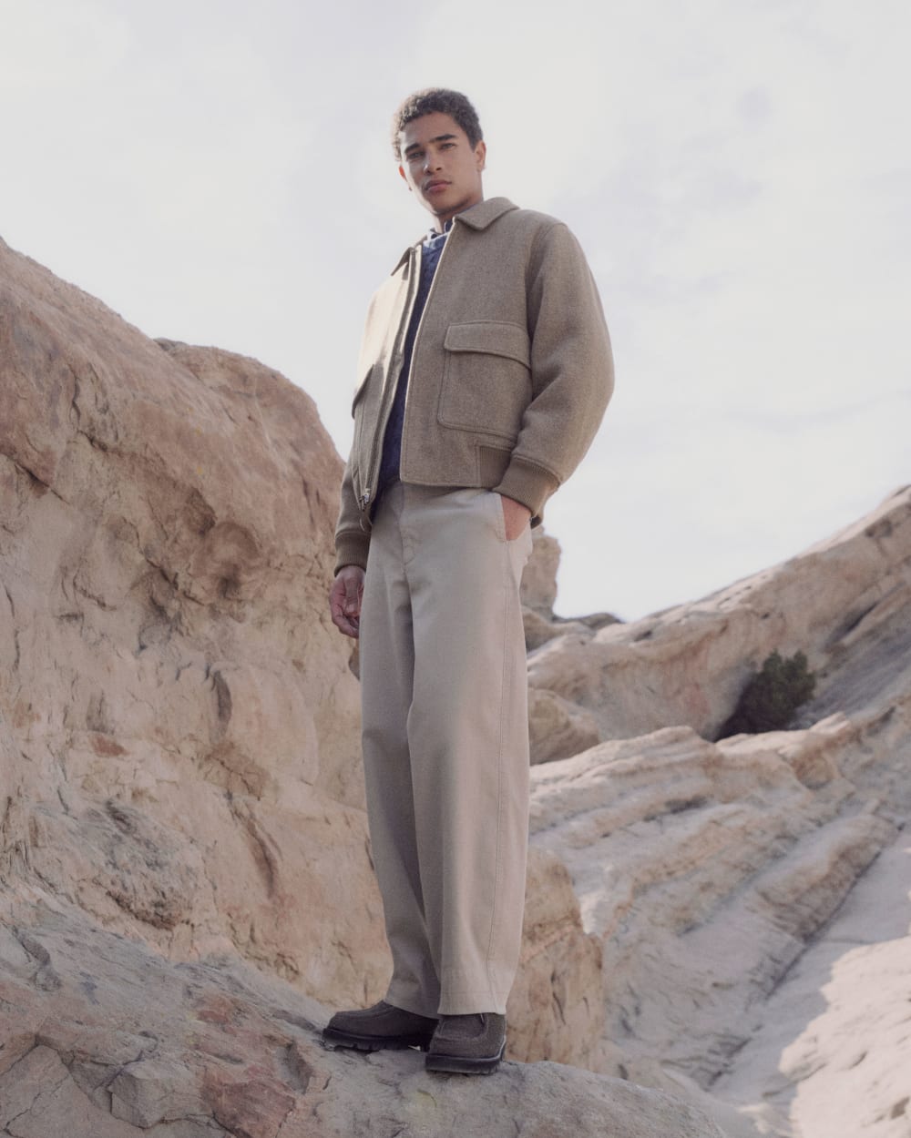 ReWool Flight Jacket | Heather Taupe – Everlane ReWool Flight Jacket | Heather Taupe – Everlane