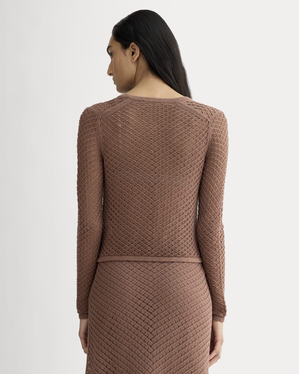 The Lace Knit Cardigan | Mocha – Everlane