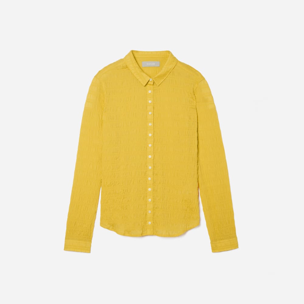 womens-button-smock-top-super-lemon | alt