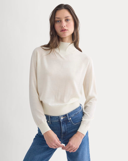 womens-mockneck-sweater-ultrafine-merino-bone | primary