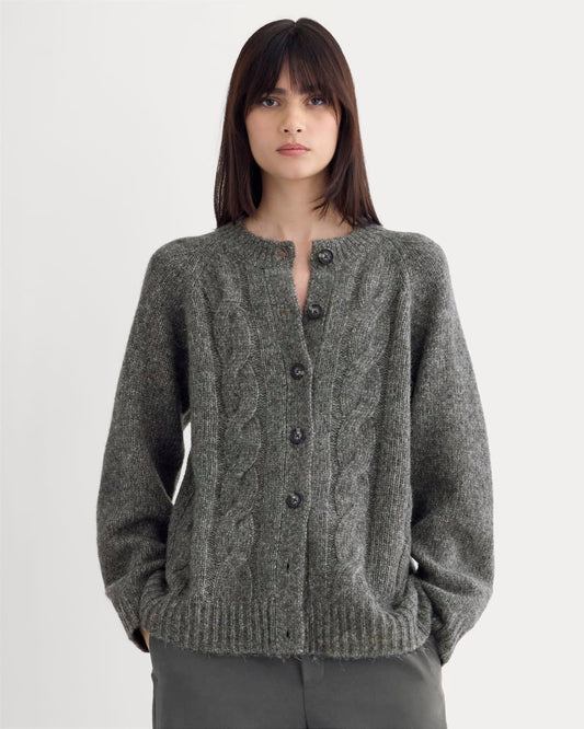 womens-cloud-cable-cardigan-heather-charcoal | primary