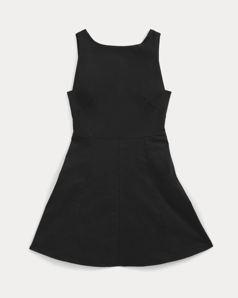 womens-seamed-open-back-mini-dress-black