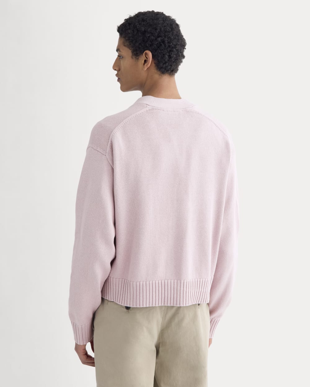 80s USA製 ブルックスブラザーズ シーアイランドコットン ニット ピンク Cropped Cardigan in Everyday Cotton | Burnished Lilac – Everlane