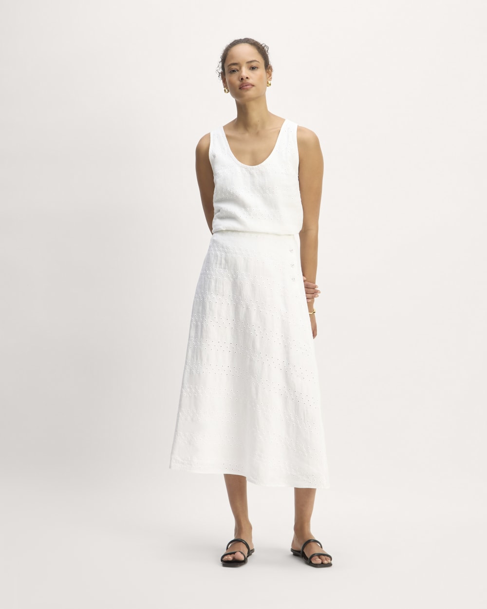 womens-eyelet-midi-skirt-white-eyelet | primary