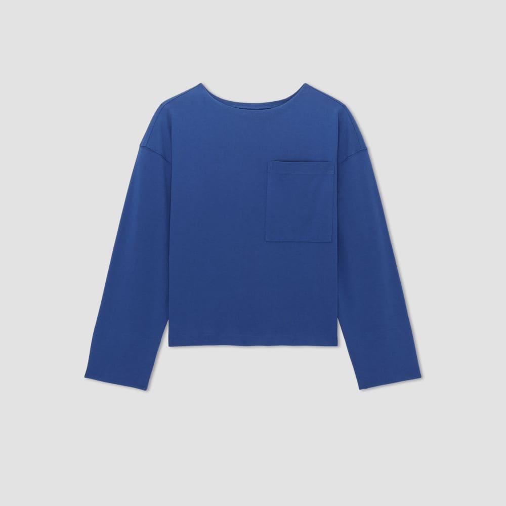 womens-premium-wt-oversized-pocket-tee-mazarine-blue | alt