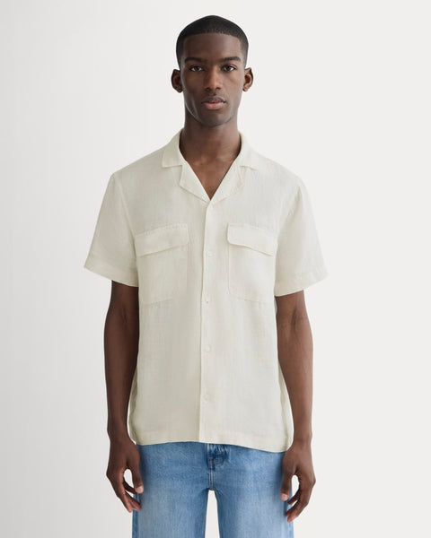 ☆ J-LINEN シャツ Short-sleeve Washed Linen Shirt For Men | J.Crew