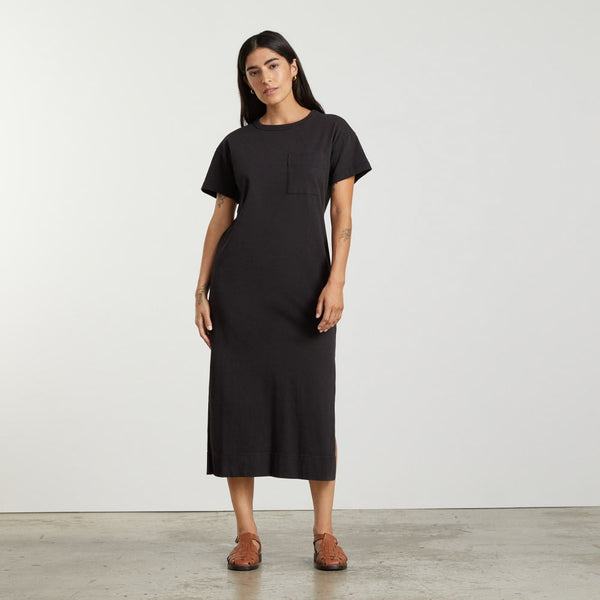 sustainable black maxi dress The Organic Weekend Maxi Dress
