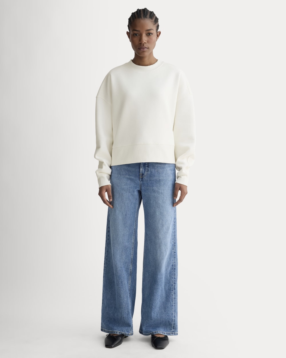 Luxe Fleece Sweatshirt | Bone – Everlane