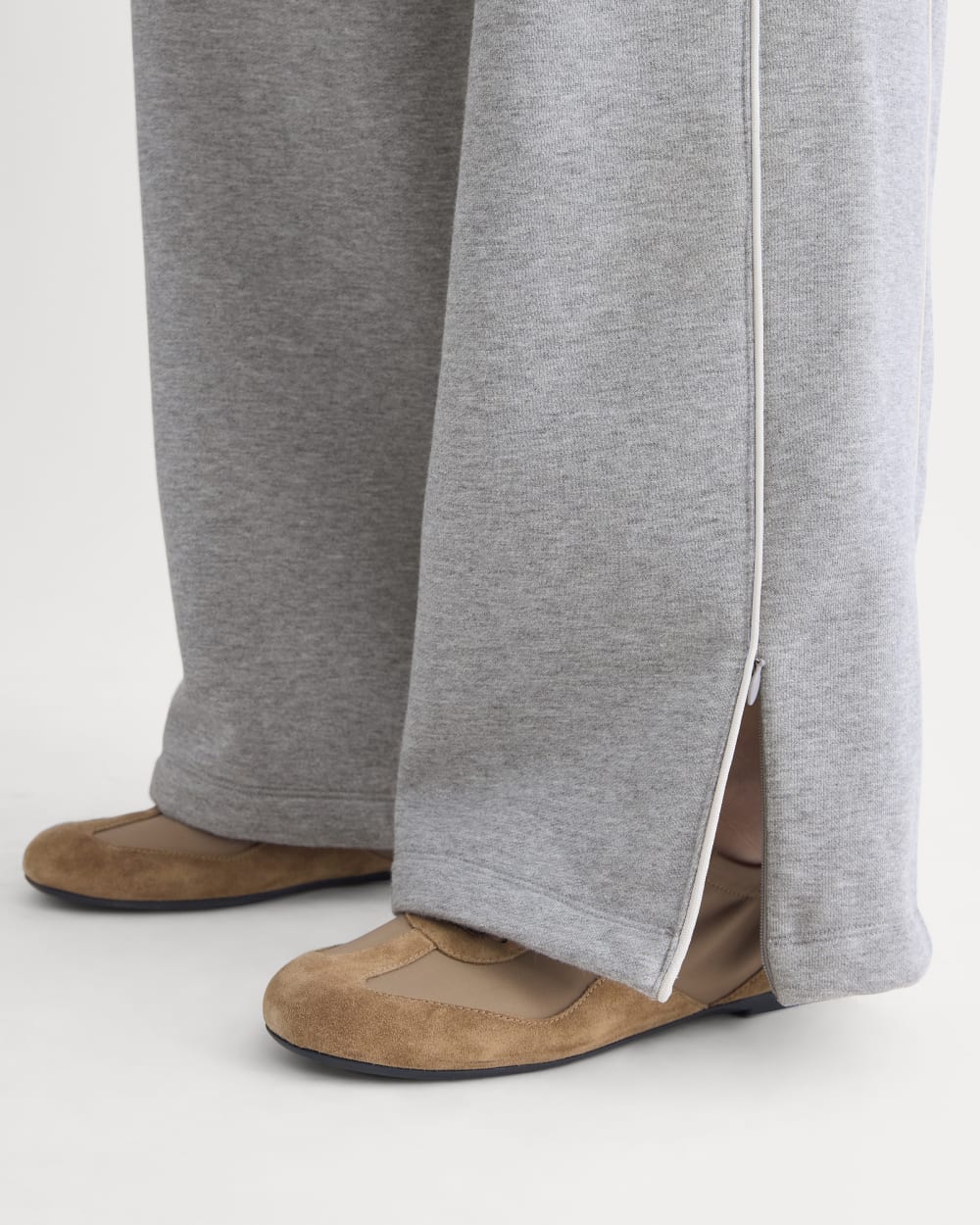 Luxe Fleece Track Pant | Vintage Heather Grey – Everlane