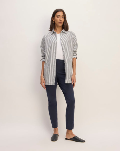 パンツ ANGLAN Backsatin Work Wide Overall Navy パンツ ANGLAN Backsatin Work Wide Overall Navy AG] Essential