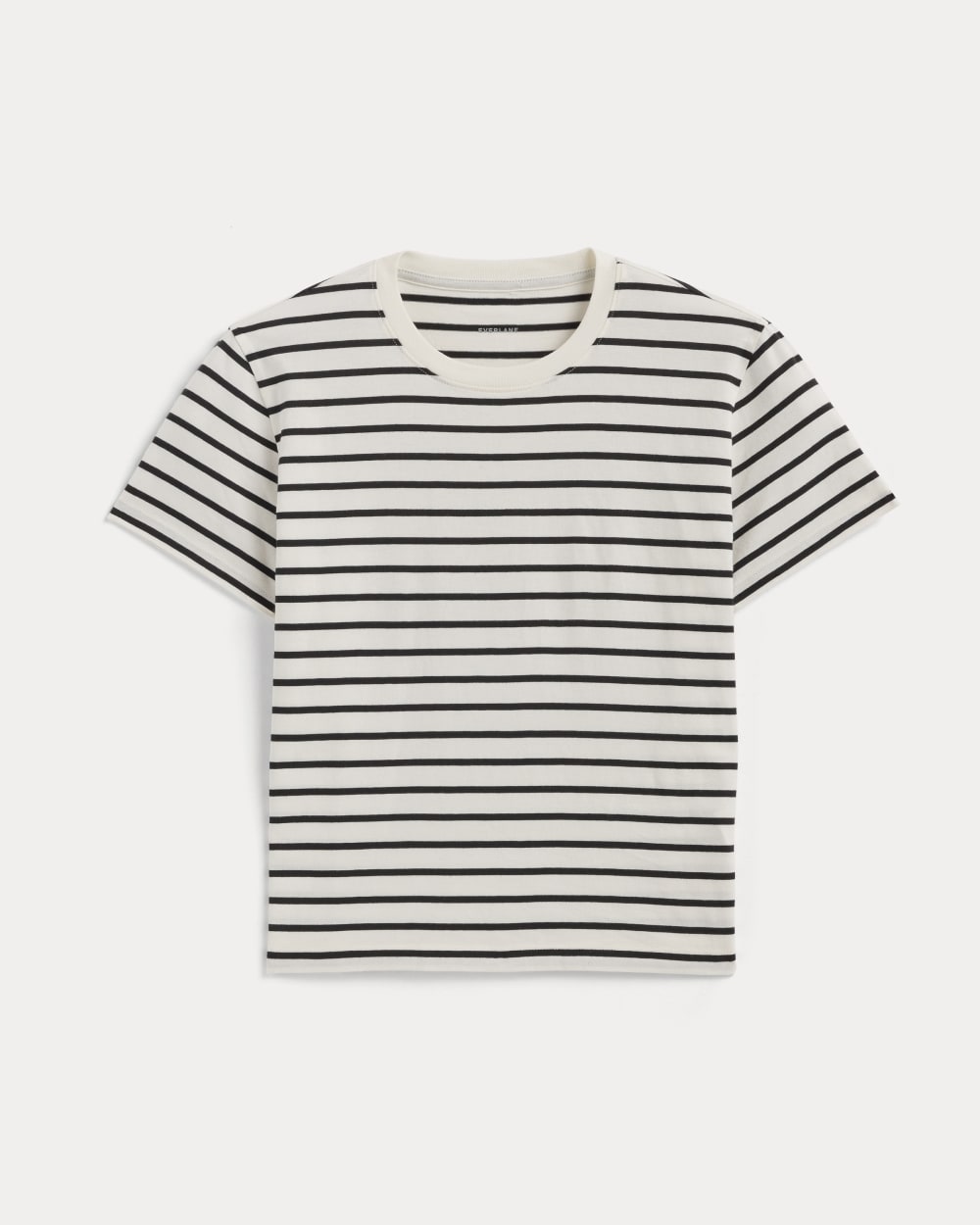womens-organic-cotton-box-cut-tee-bone-black-stripe | alt