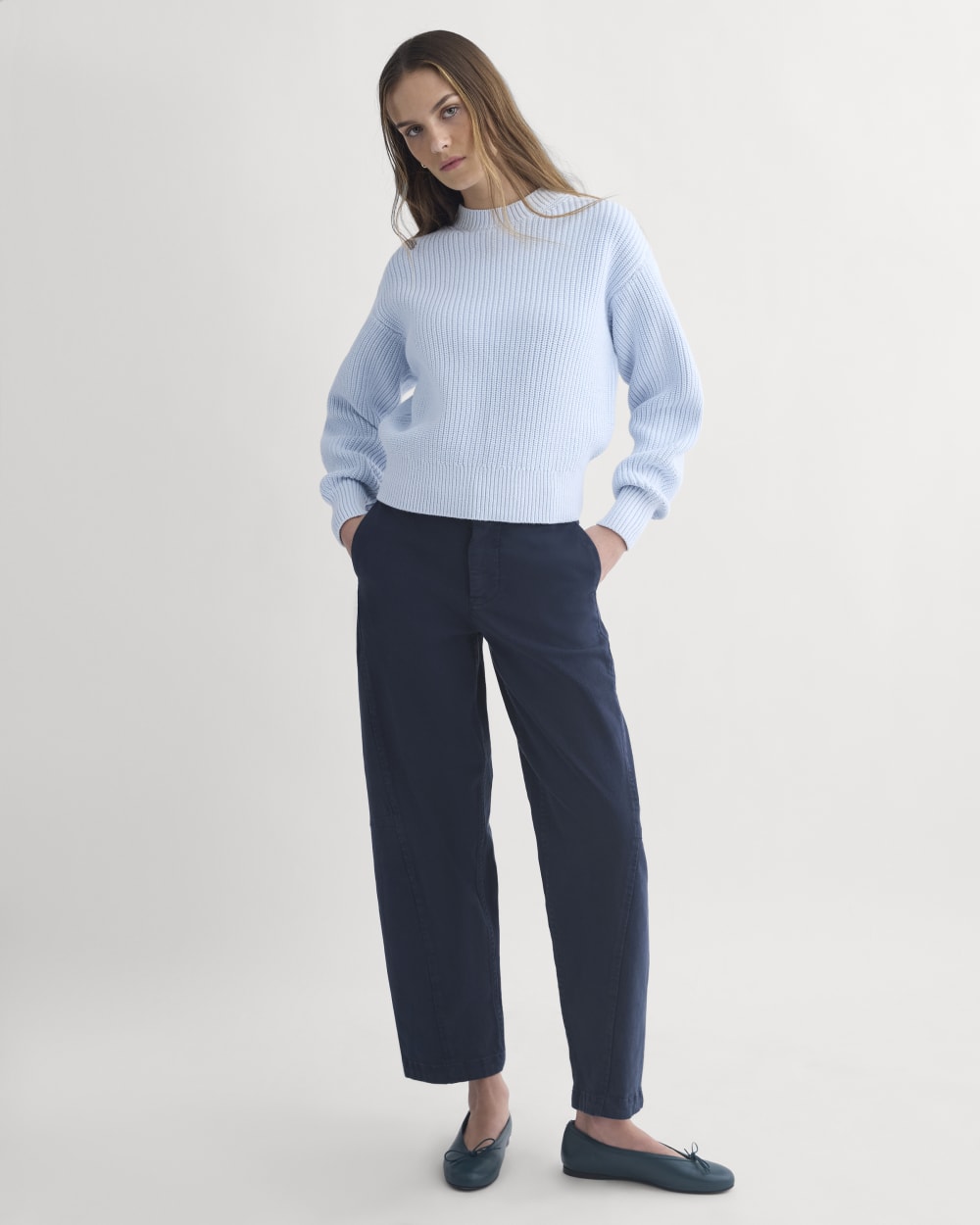 womens-twisted-seam-barrel-pant-navy | primary