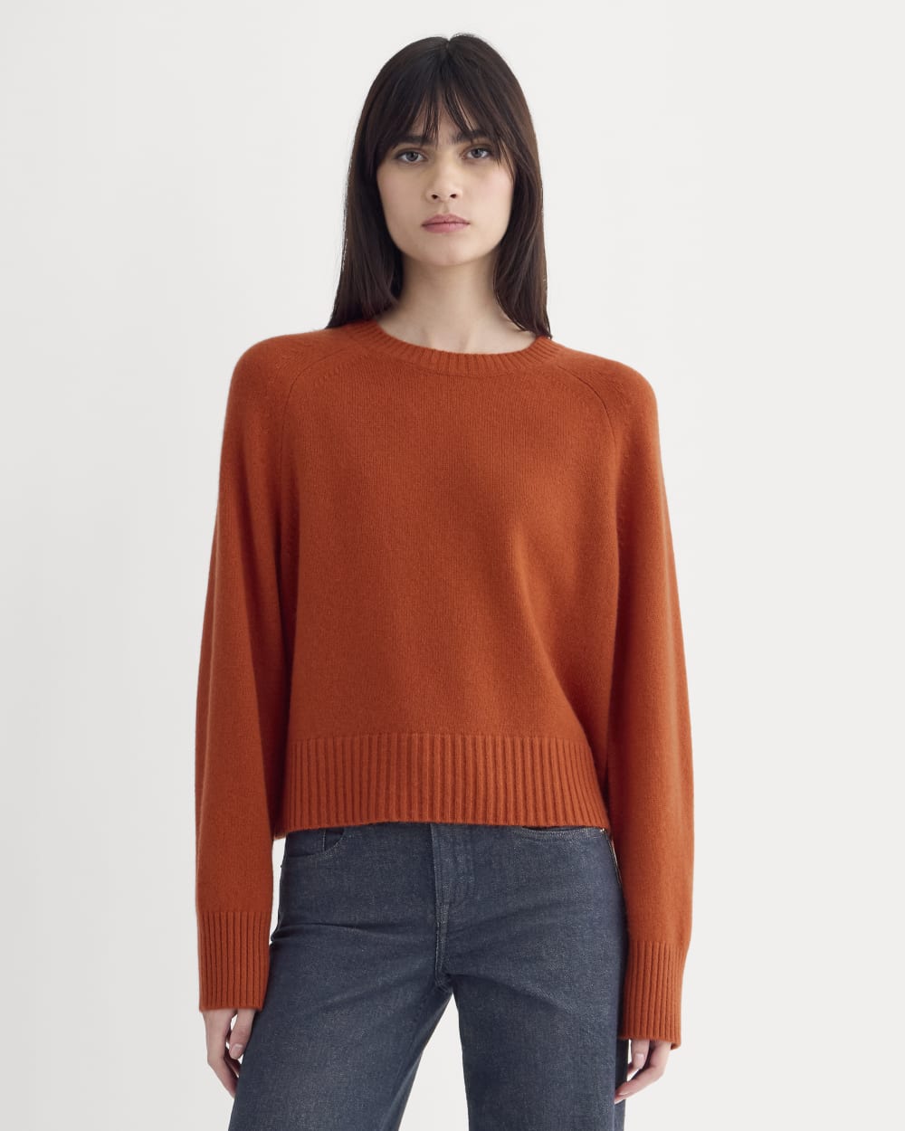 womens-cashmere-boxy-crew-sweater-rust | primary