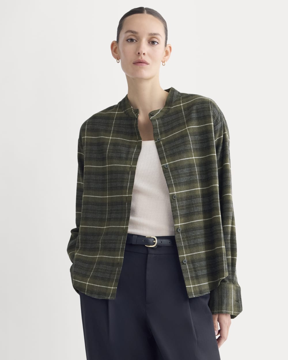 womens-flannel-shirt-heathered-beech | primary