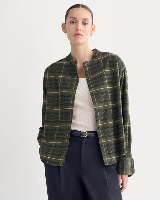 womens-flannel-shirt-heathered-beech | primary