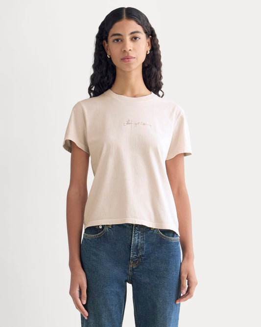 everlane-x-laufey-foundation-box-cut-tee-pale-peony | primary