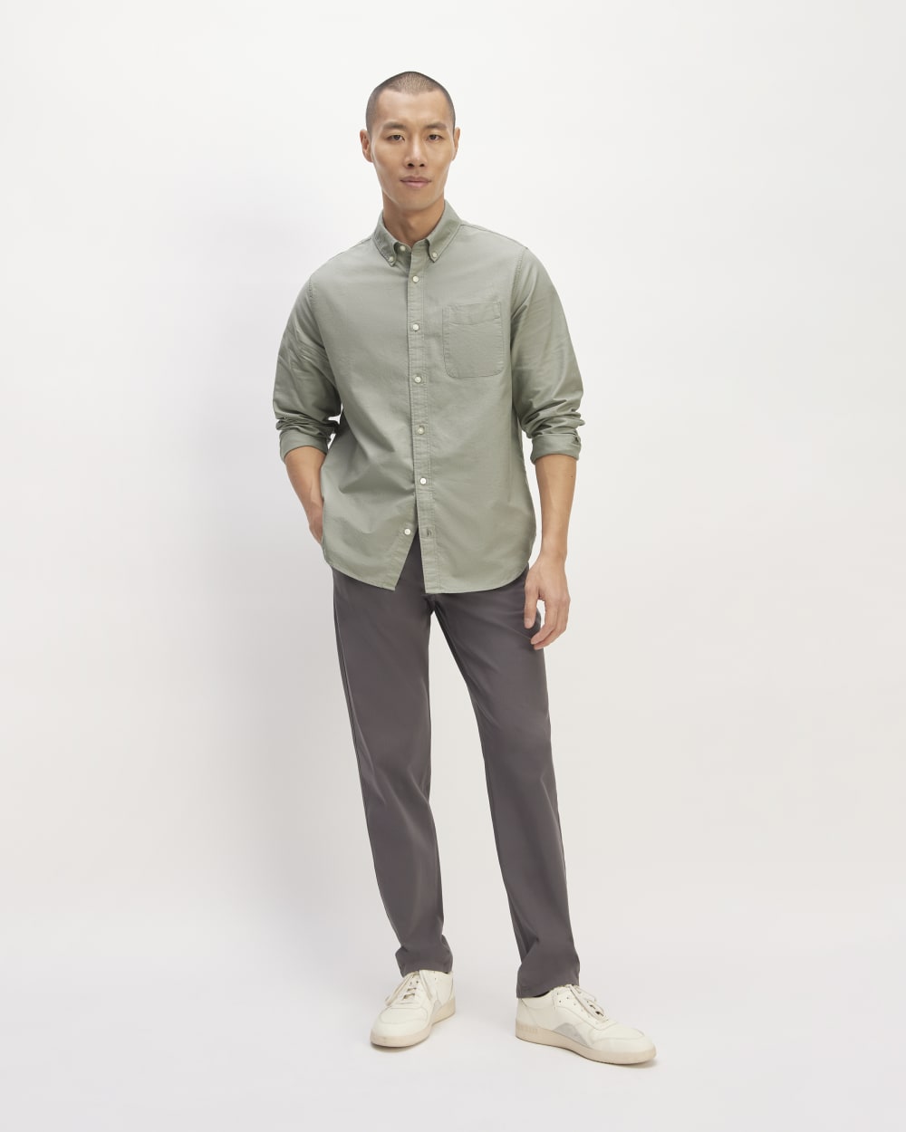 The Classic Oxford Shirt | Sage Green | Standard Everlane The Classic Oxford Shirt | Sage Green | Standard Everlane