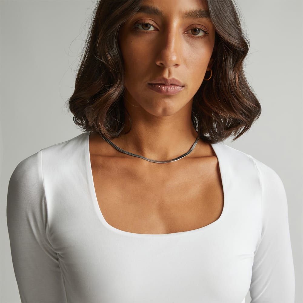 womens-long-sleeve-square-bodysuit-thong-white