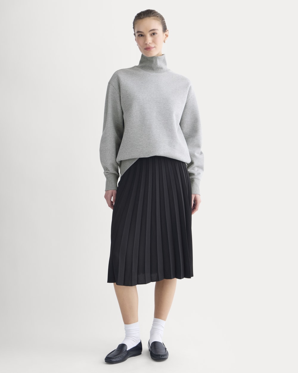 womens-luxe-fleece-turtleneck-vintage-heather-grey