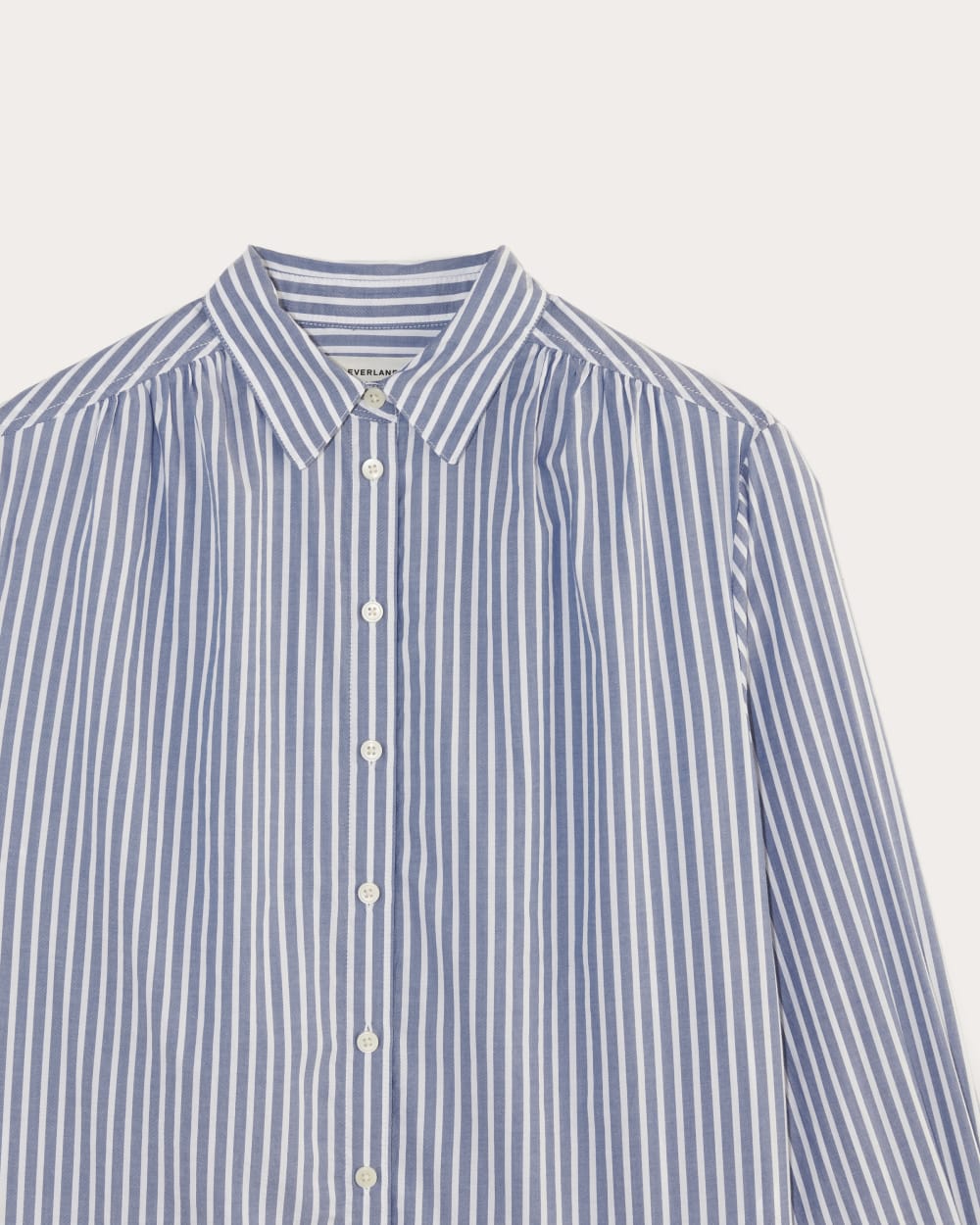 womens-gathered-shirt-silky-cotton-bone-mazarine-blue