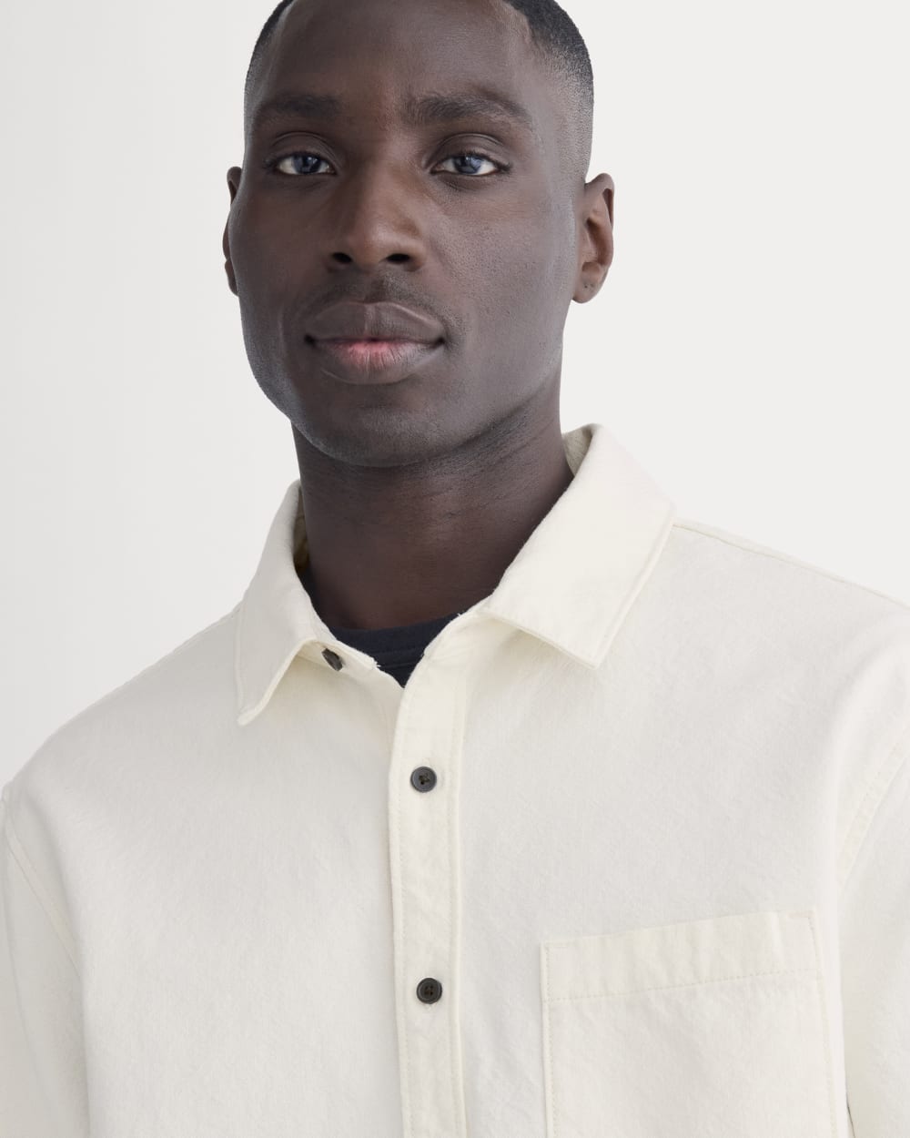 The Canvas Organic Cotton Overshirt | Bone – Everlane