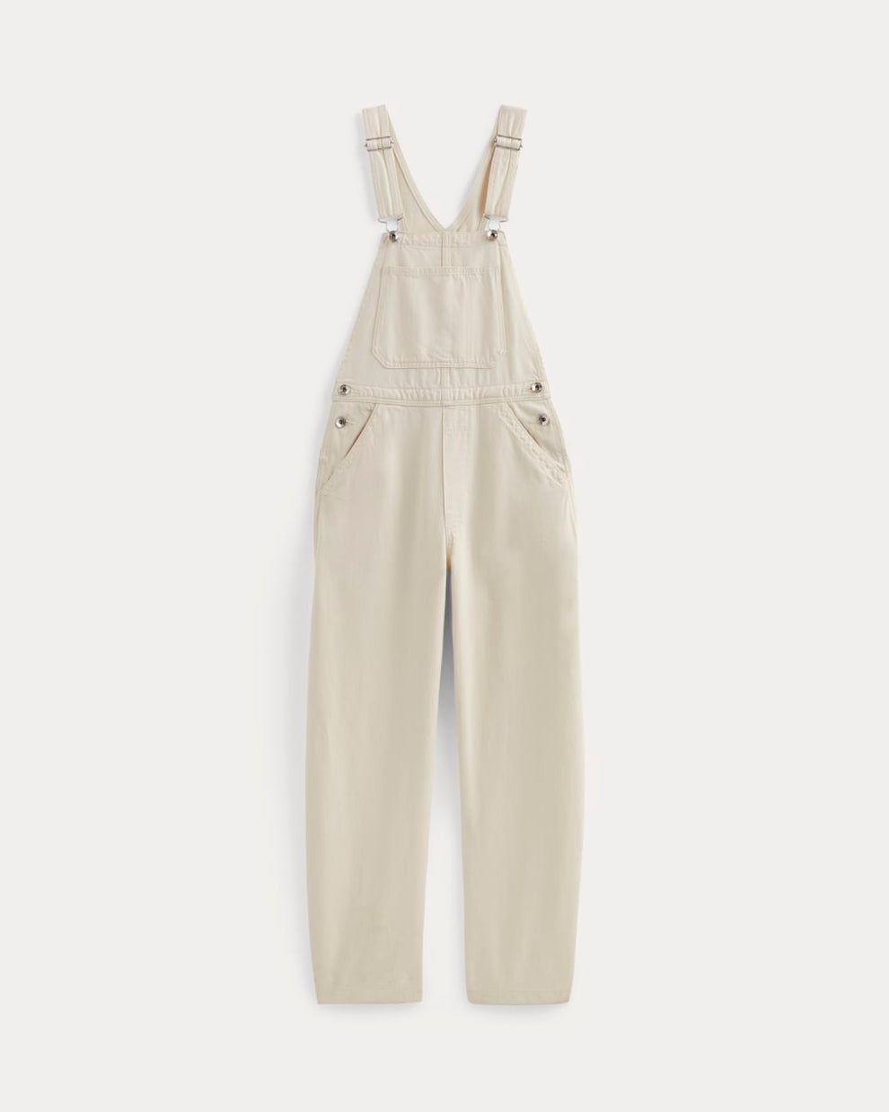 Ecru Denim Overalls