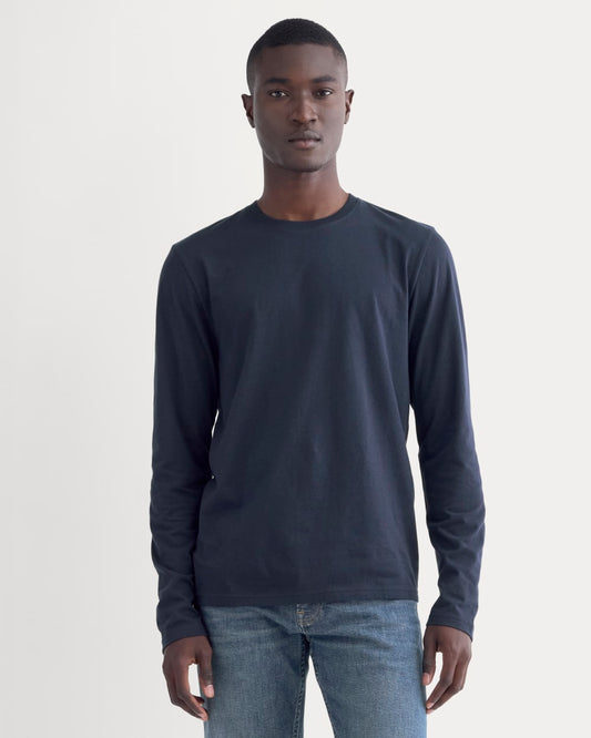 mens-essential-organic-ls-tee-uniform-deep-navy | primary