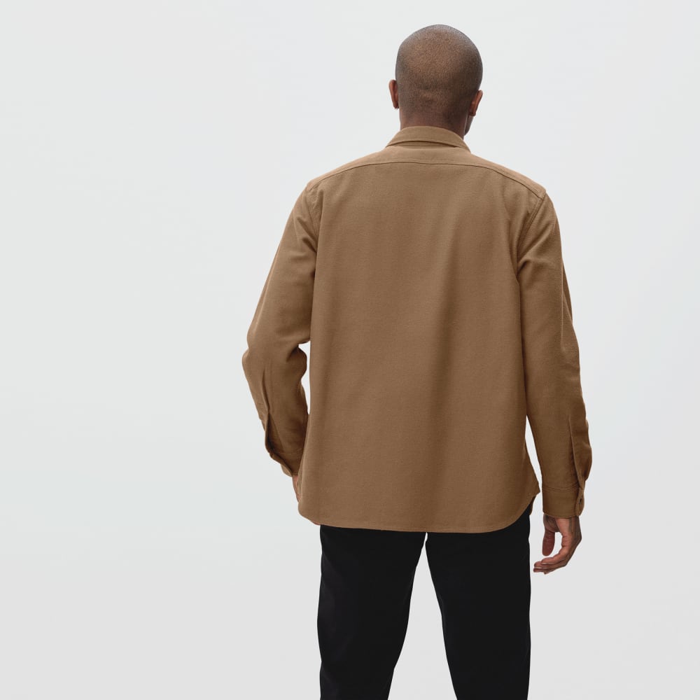 The Heavyweight Overshirt | Uniform | Dark Heathered Camel