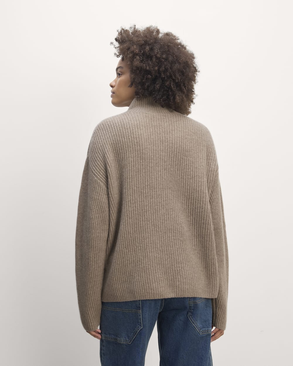 The Fisherman Turtleneck in Wool Cashmere | Oatmeal – Everlane