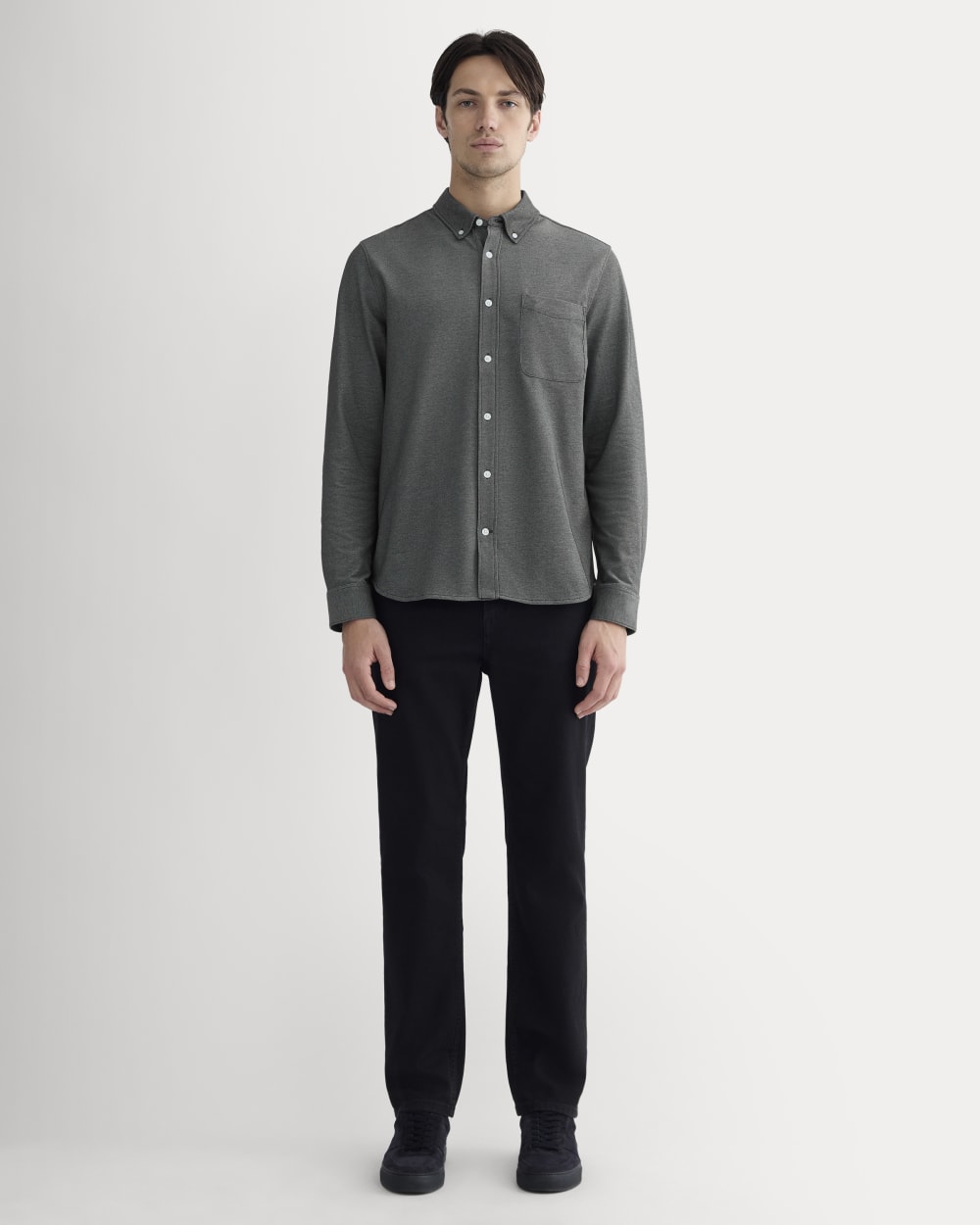 The Startup Shirt | Black Chambray – Everlane