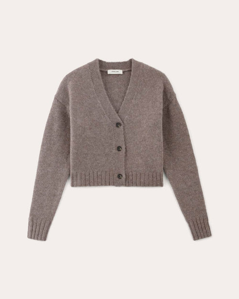 SUSAN ALPACA CARDIGAN - LIGHT TAUPE main image 1