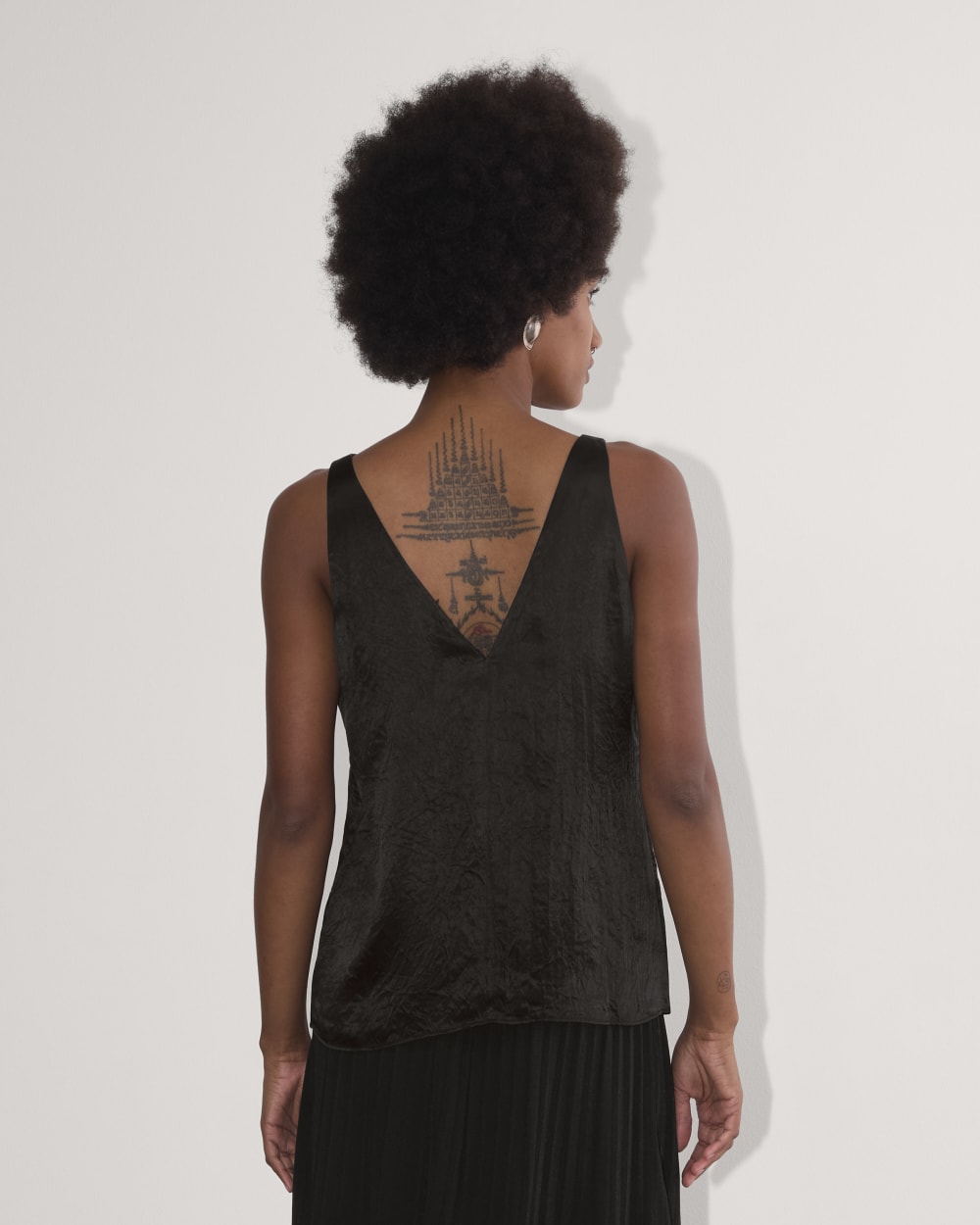 The Satin Standard Tank - Black