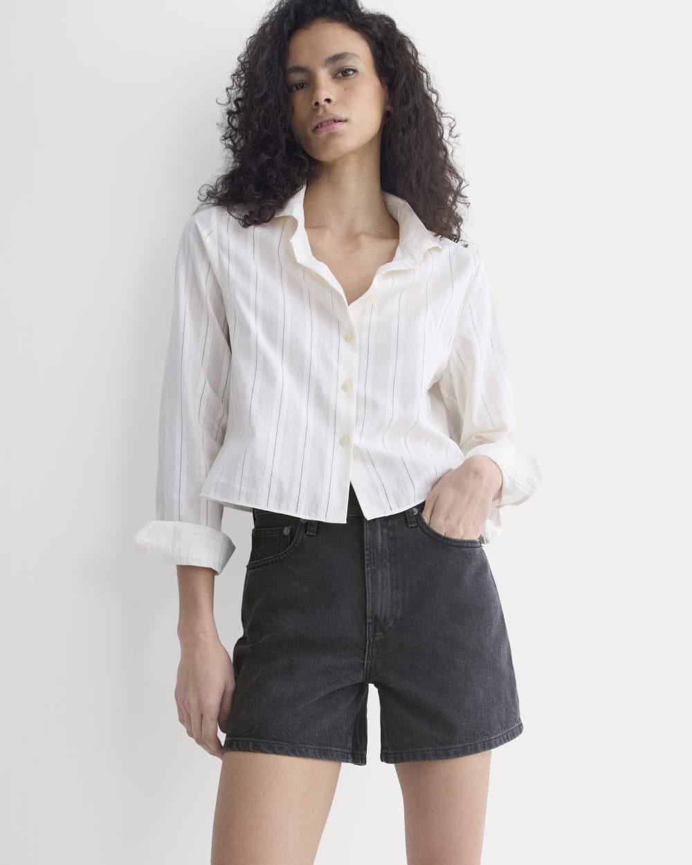 Way-High® A-Line Denim Short