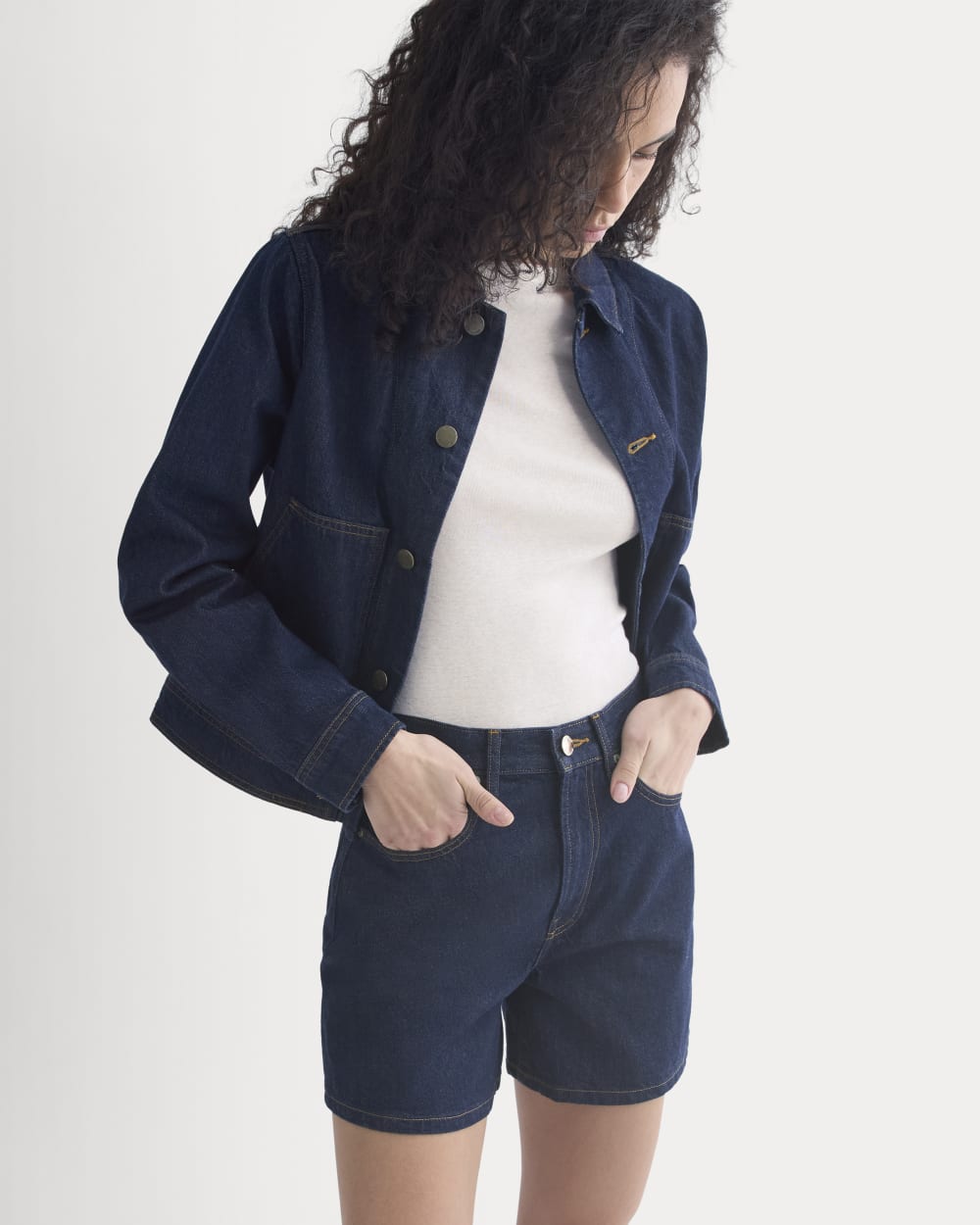Way-High® A-Line Denim Short | Tungsten Rinse – Everlane