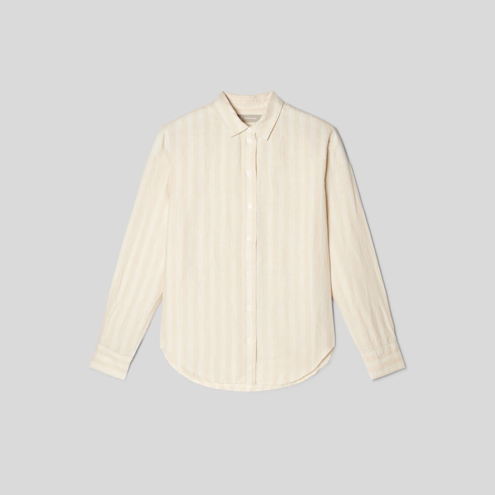 womens-relaxed-linen-shirt-sand-canvas-tan | alt