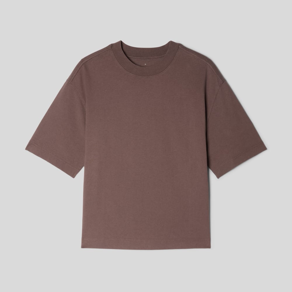 womens-premium-weight-tee-chocolate-brown | alt