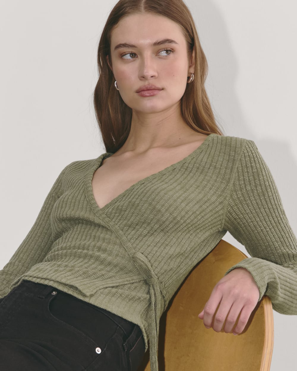 The Cozy Rib Wrap Top | Kalamata – Everlane