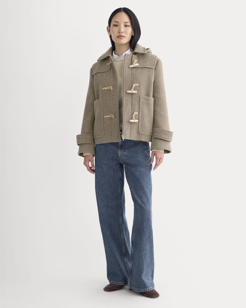 The ReWool Duffle Coat | Heather Taupe