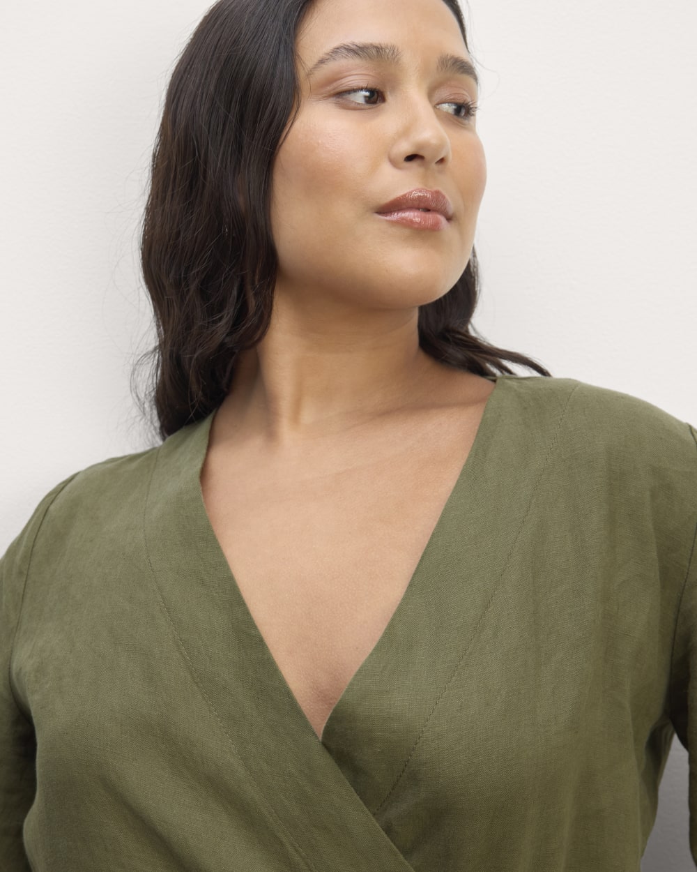 The Wrap Jumpsuit in Linen | Kalamata – Everlane