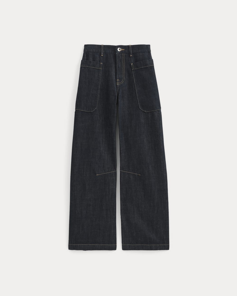 The Gardener Pull-On Jean | Washed Black
