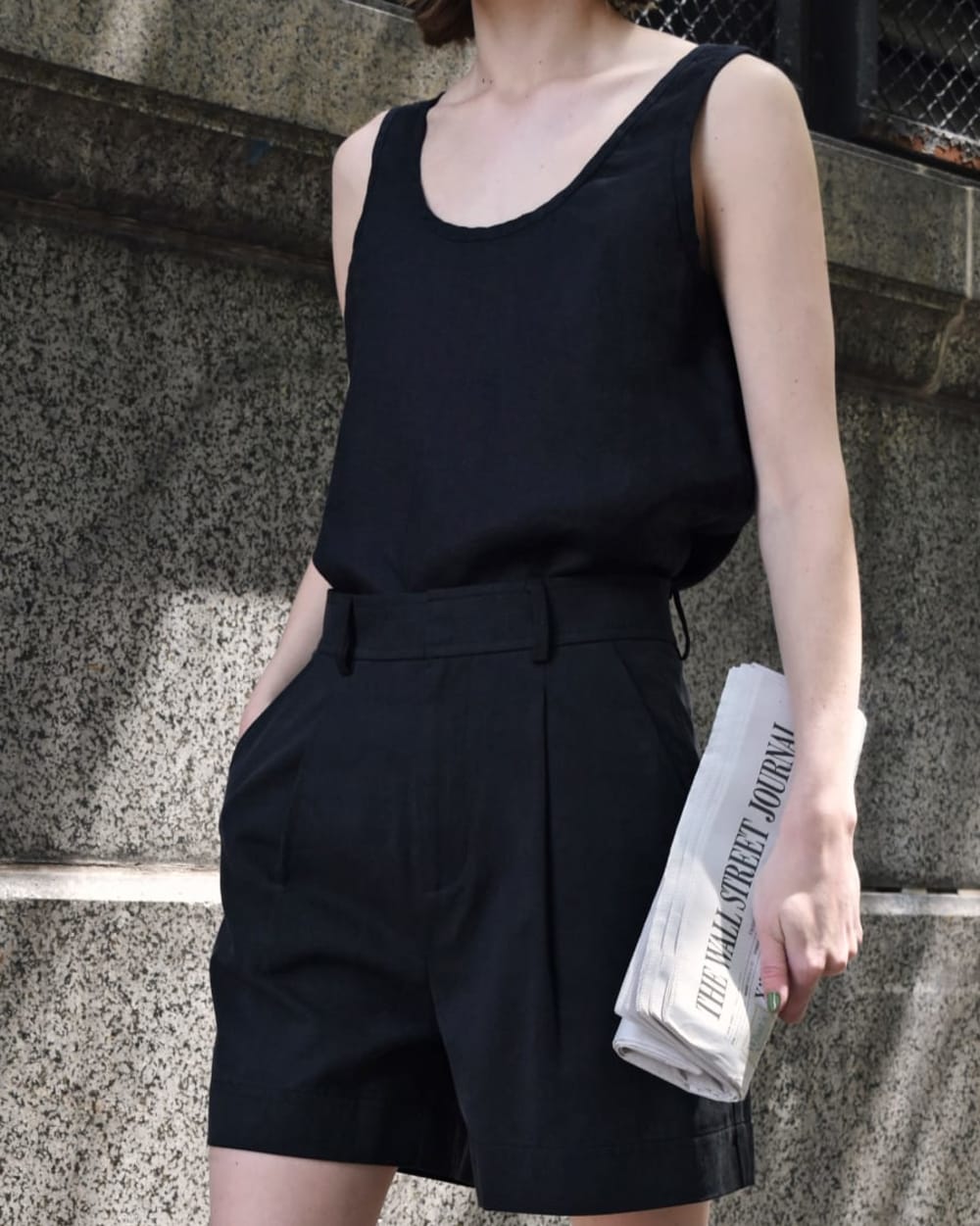 womens-linen-scoop-neck-tank-black