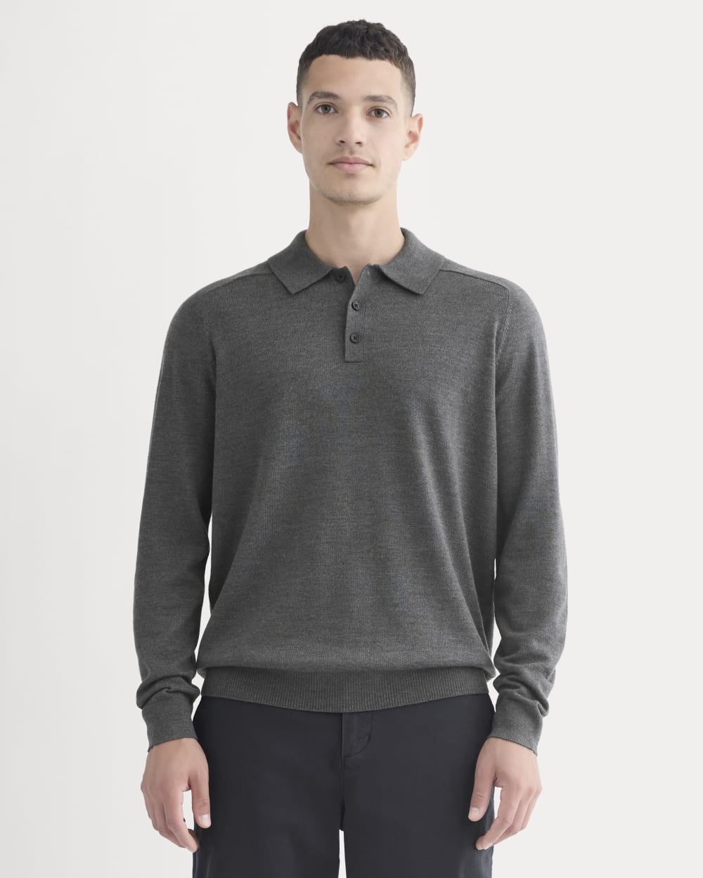 mens-ultrasoft-polo-sweater-heather-mid-charcoal | primary