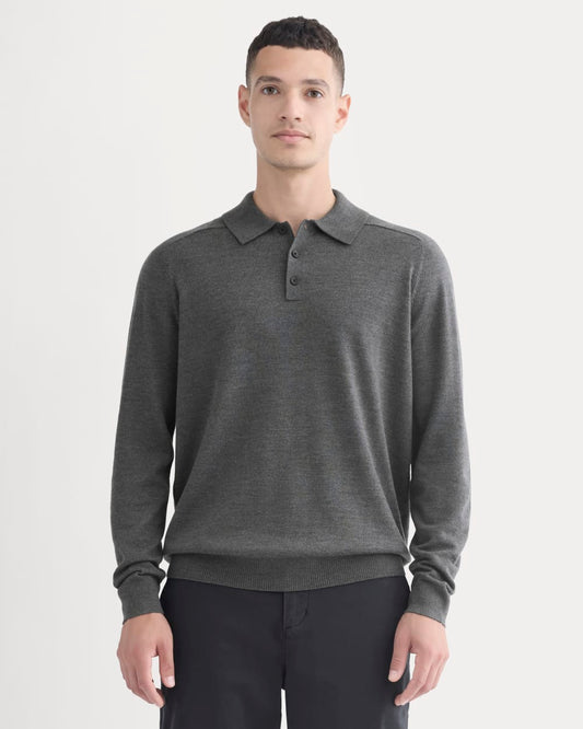 mens-ultrasoft-polo-sweater-heather-mid-charcoal | primary