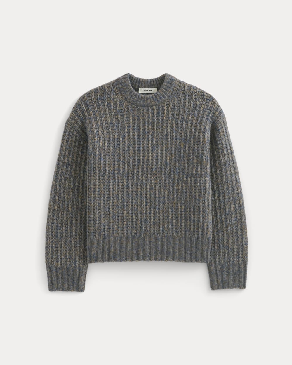 Waffle Sweater in Cloud | Blue Multi Twist – Everlane